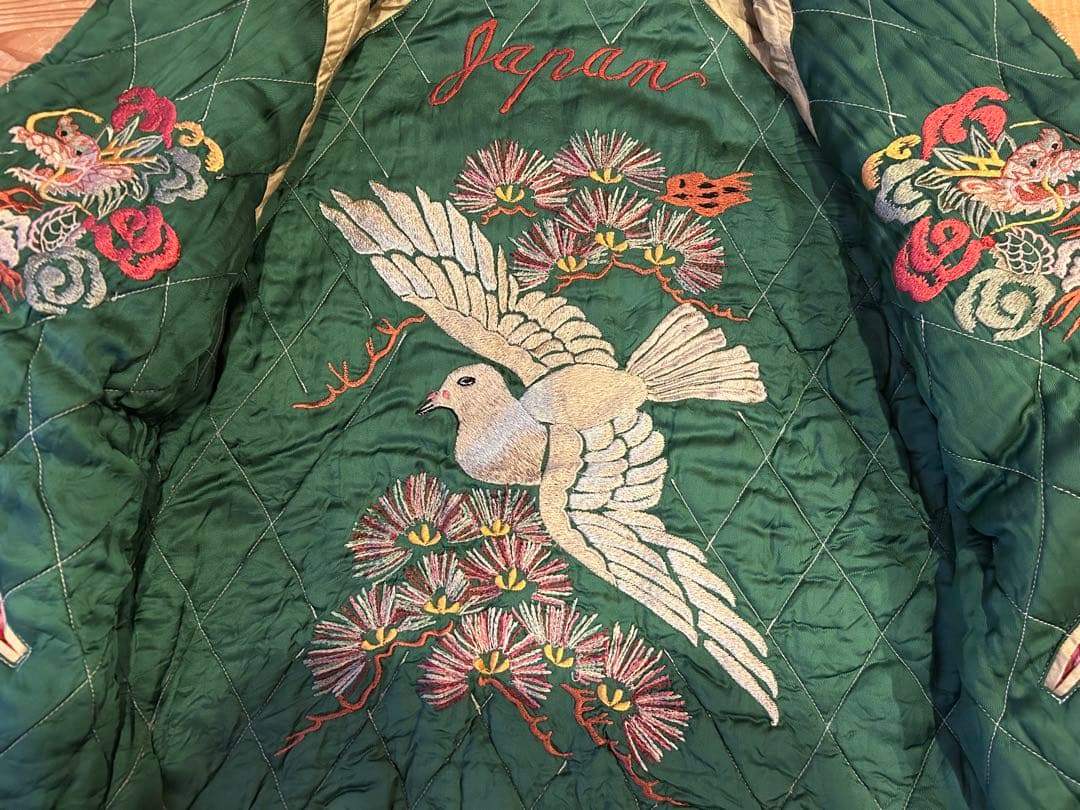 東洋 港商 スカジャン 横田基地 鳩 中 スペシャルエディション