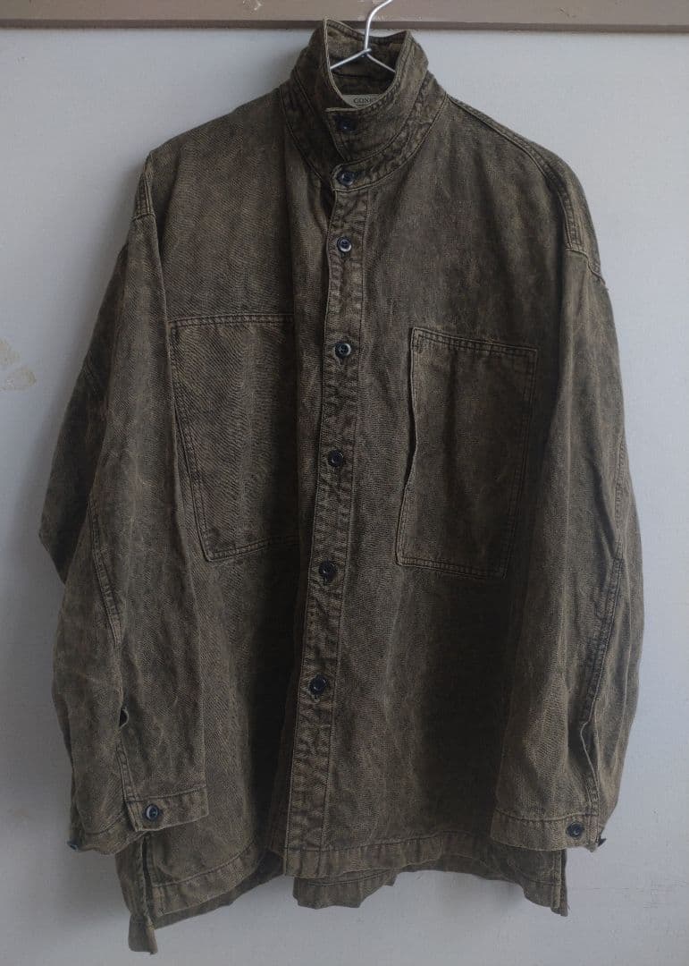 専用ts様　CONFECT リネン デニム 墨染め ワークシャツ