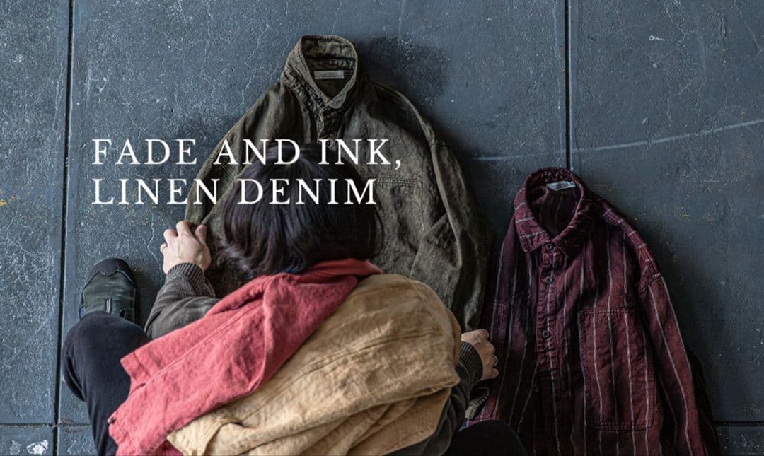 専用ts様　CONFECT リネン デニム 墨染め ワークシャツ