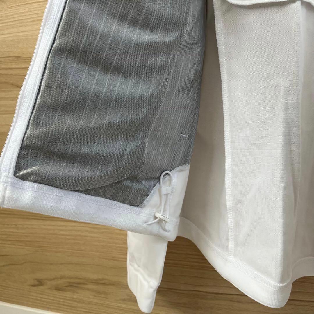 新品★49,500円 PGG パーリーゲイツ 中綿ダウンジャケット 白×黒ロゴM