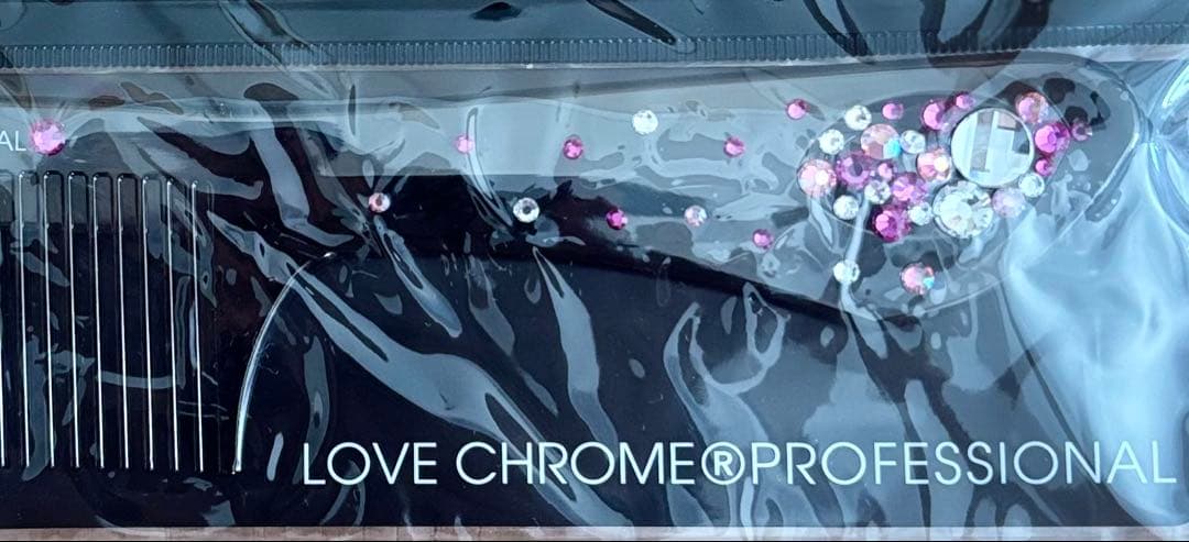 ラブクロム　プロフェッショナル　テツキ　スワロフスキー　ローズピーチ　静電気抑制