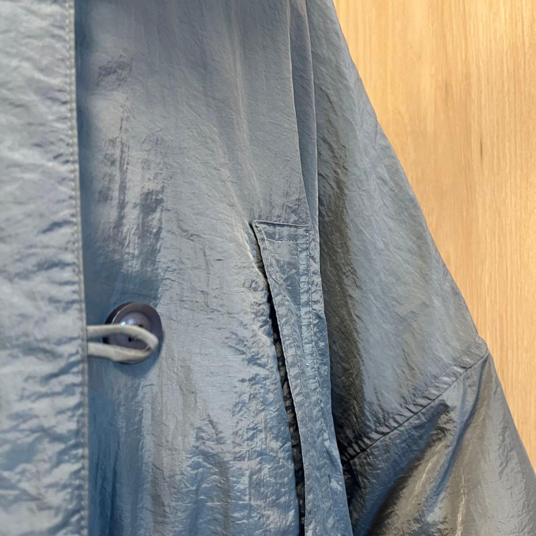 ロング ダウンコート グレー オーバーサイズ