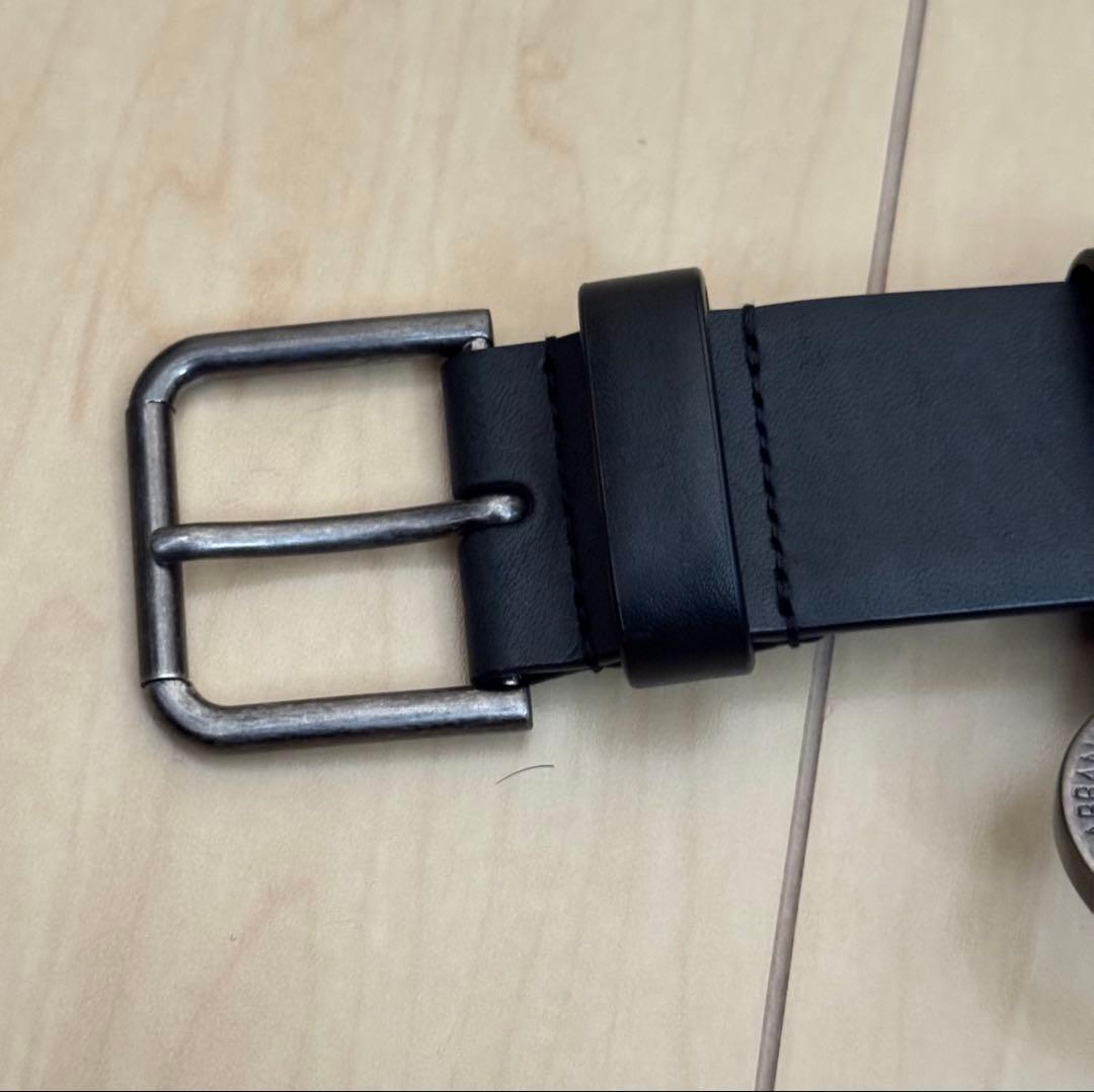 E　DOLCE & GABBANA バケッタレザーユーティリティベルト