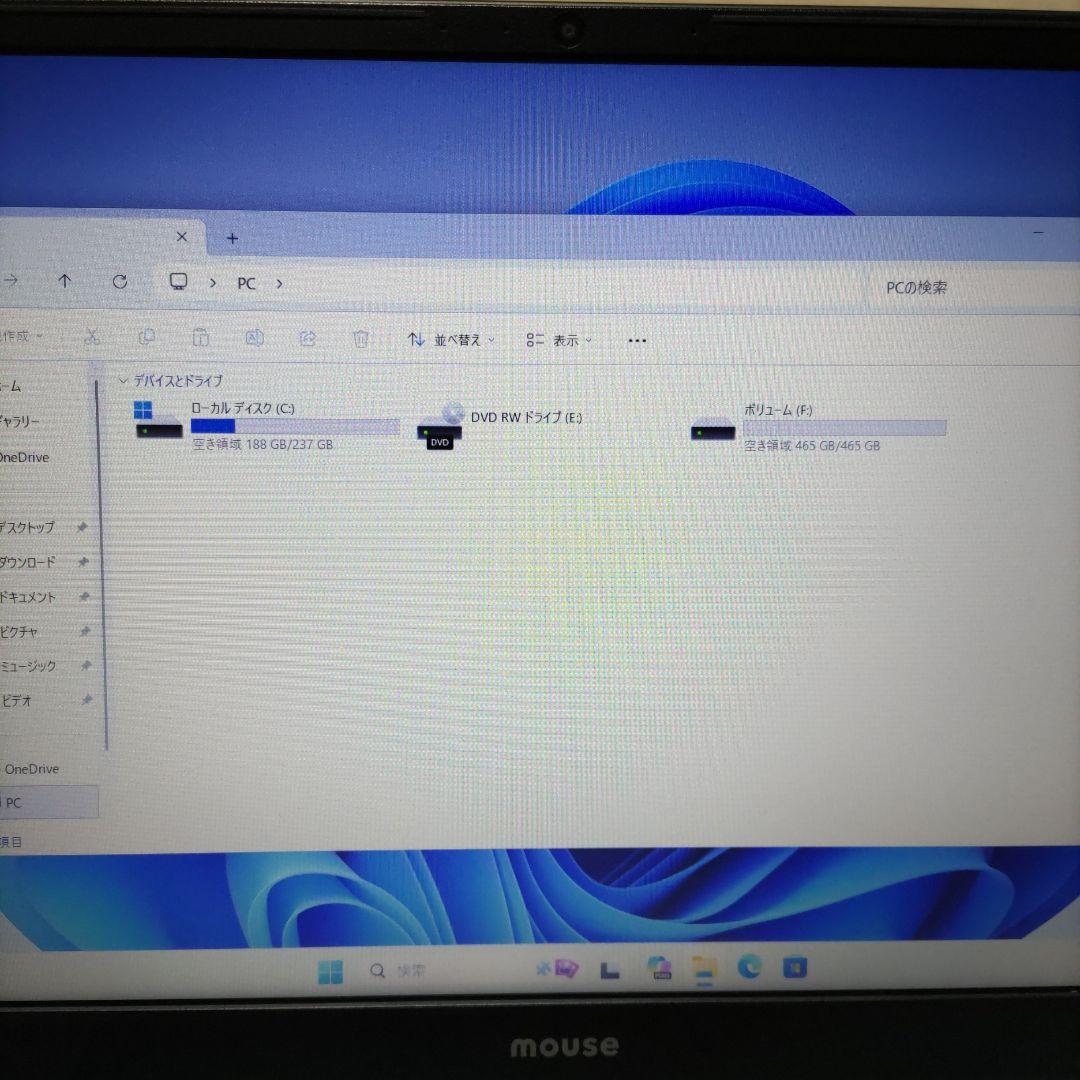 第10世代 マウスコンピューター MPro-NB530F i3 1005G1
