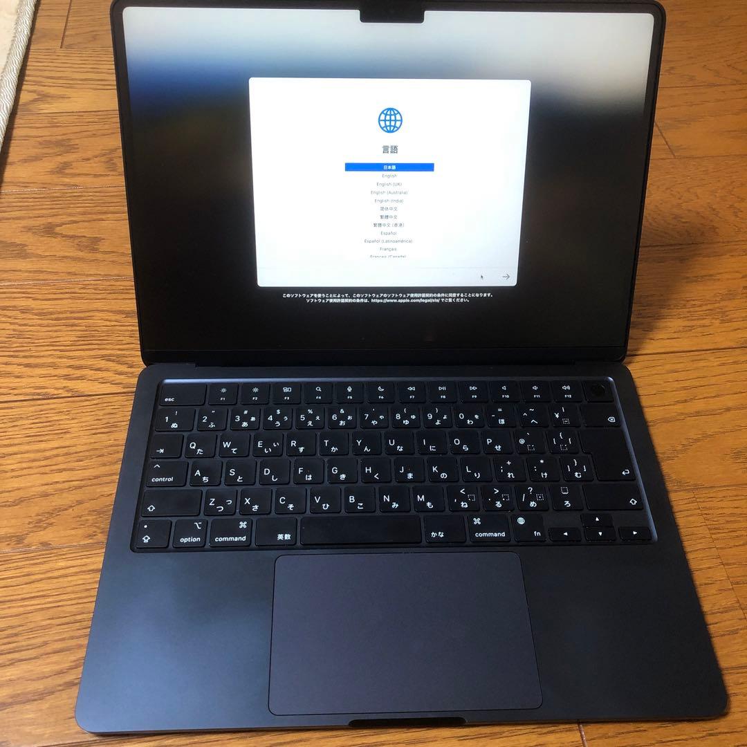 MacBook本体 MacBook air 2022 m2 8GB