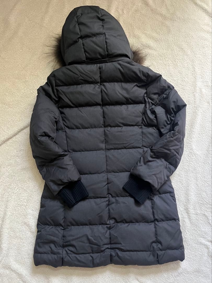 美品　23区 LIMONTA ダウンコート ラクーンファー 洗える Aライン