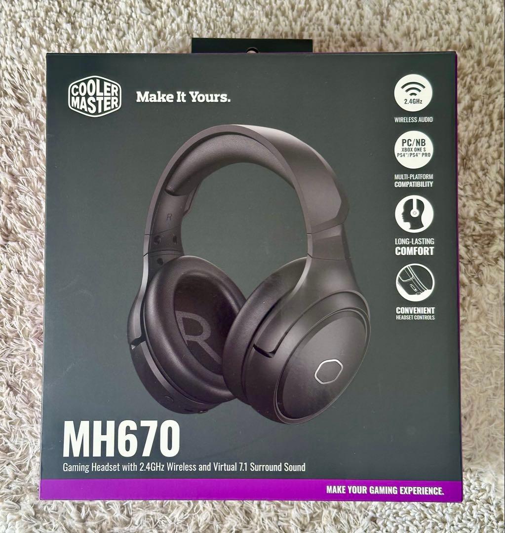 新品 Cooler Master MH670 ワイヤレスヘッドセット