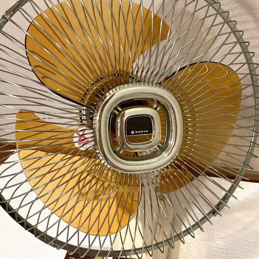 SANYO 壁掛け扇風機　昭和レトロ　ヴィンテージ　アンティーク　三洋電機