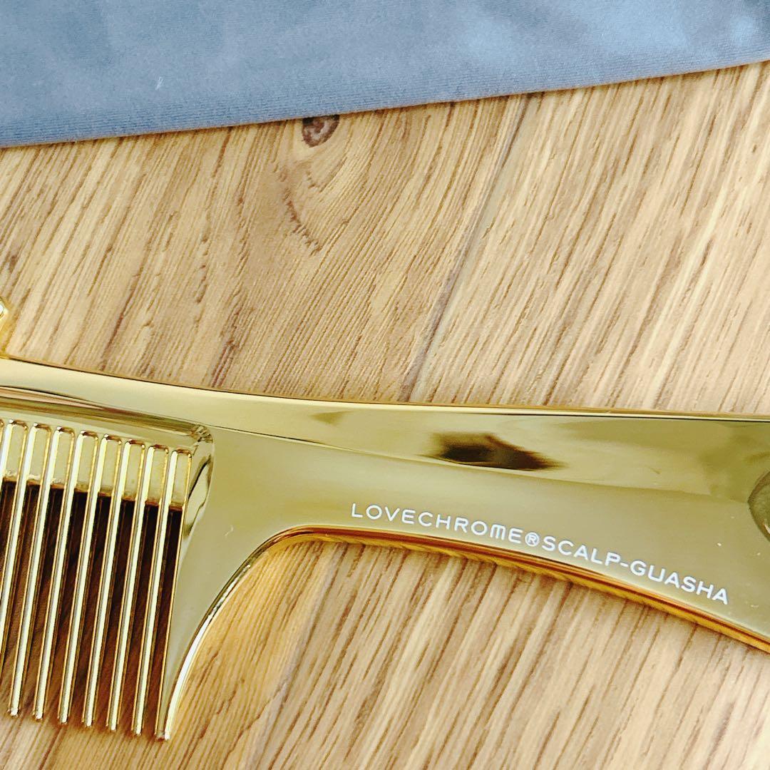 【美品】ラブクロム　LOVECHROME　K24GPスカルプカッサ　ゴールド