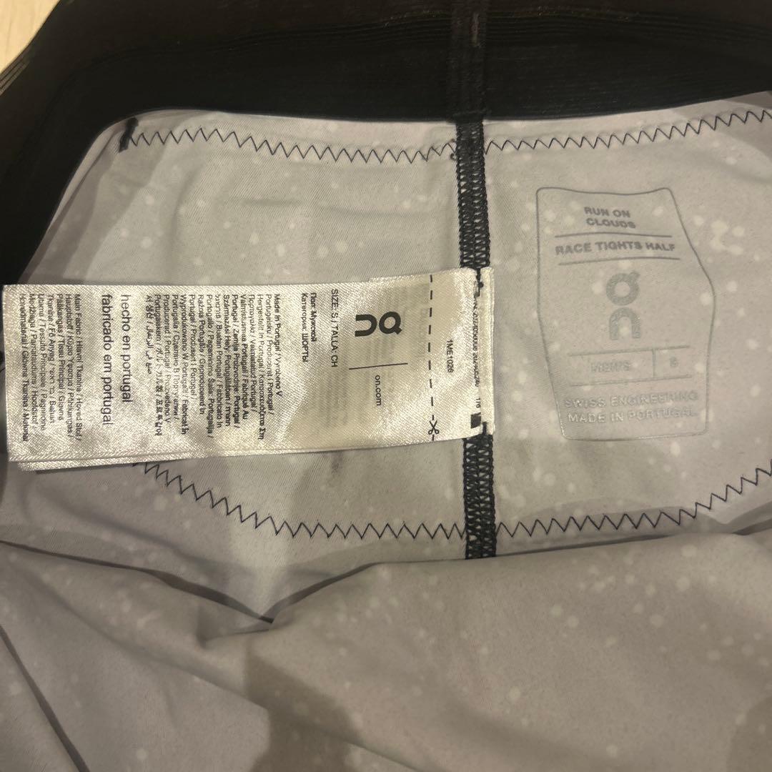 【極美品】On レースタイツ ハーフ　Race Tights Half