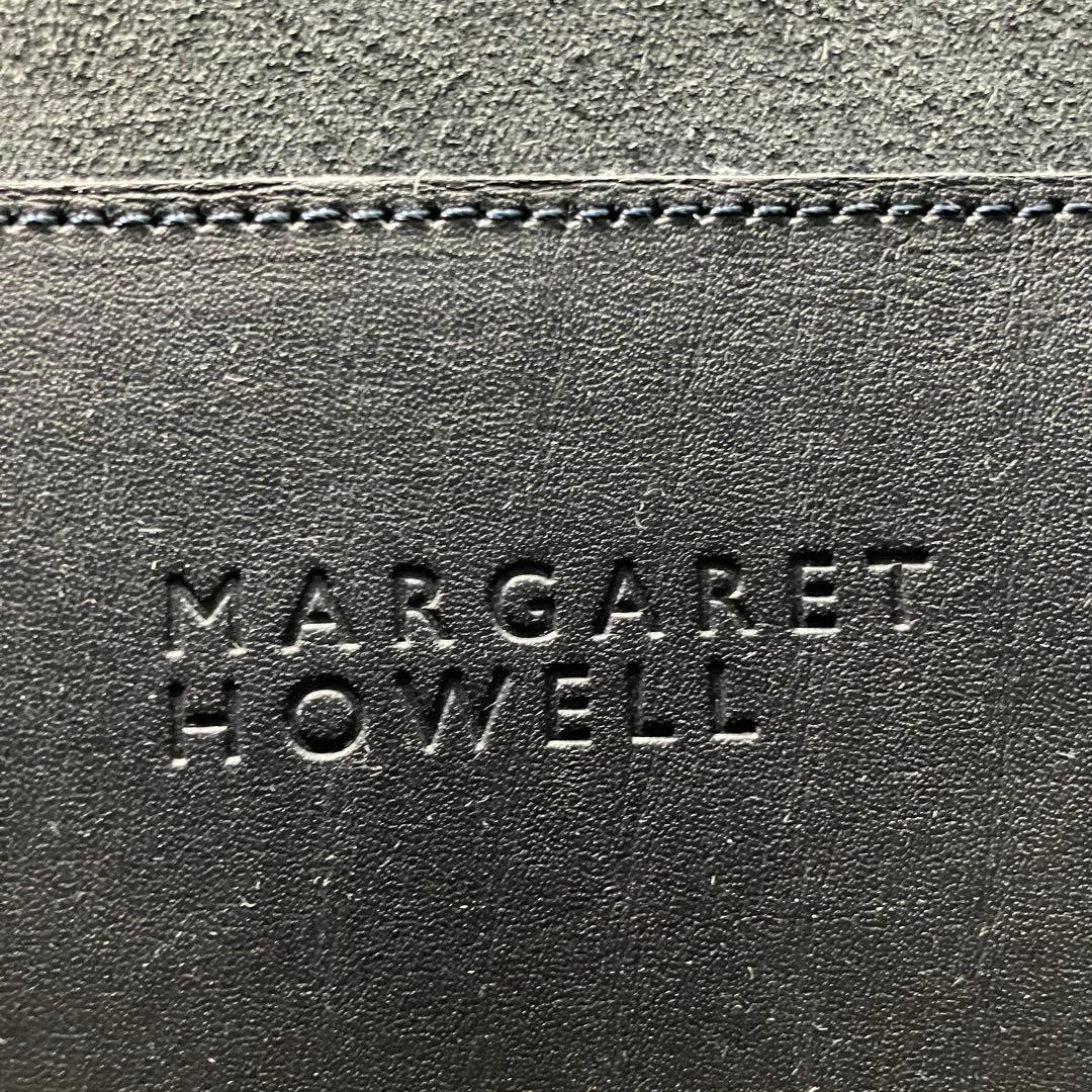 【良品】マーガレットハウエル ソフトレザートートバッグ 本革 A4 大容量