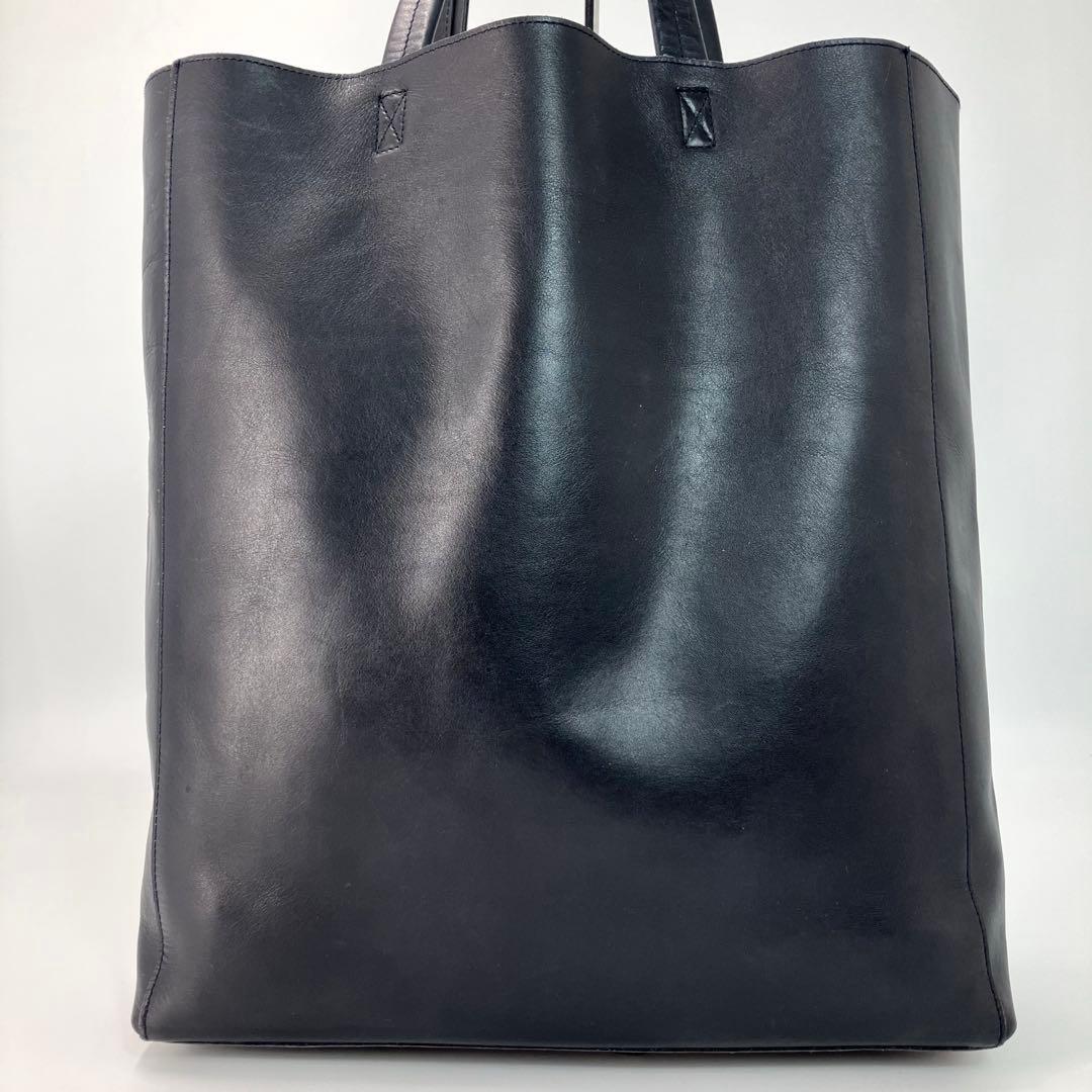 【良品】マーガレットハウエル ソフトレザートートバッグ 本革 A4 大容量