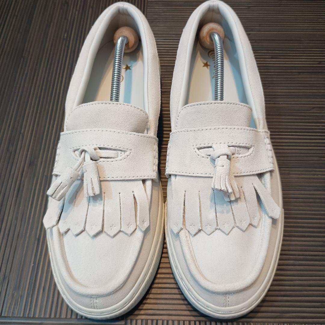 コンバース オールスター クップ ローファー ベージュ スエード 28センチ