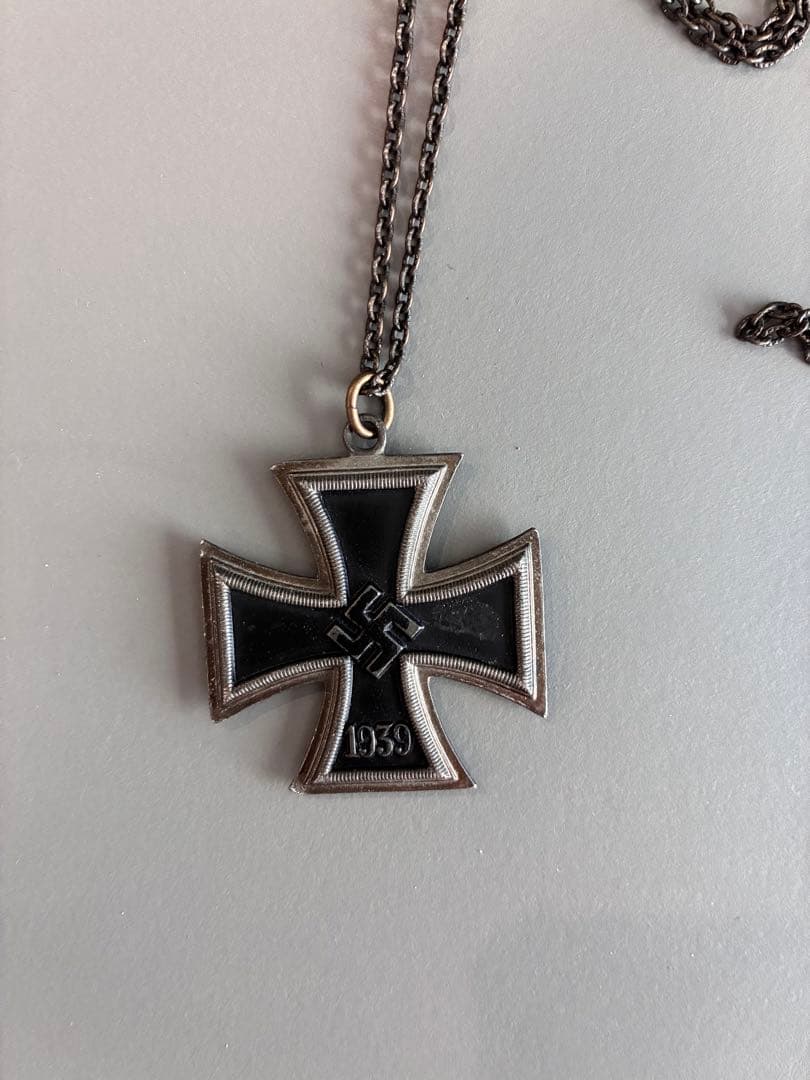 1939年刻印 アイアンクロス ネックレス ヴィンテージ ミリタリー ドイツ