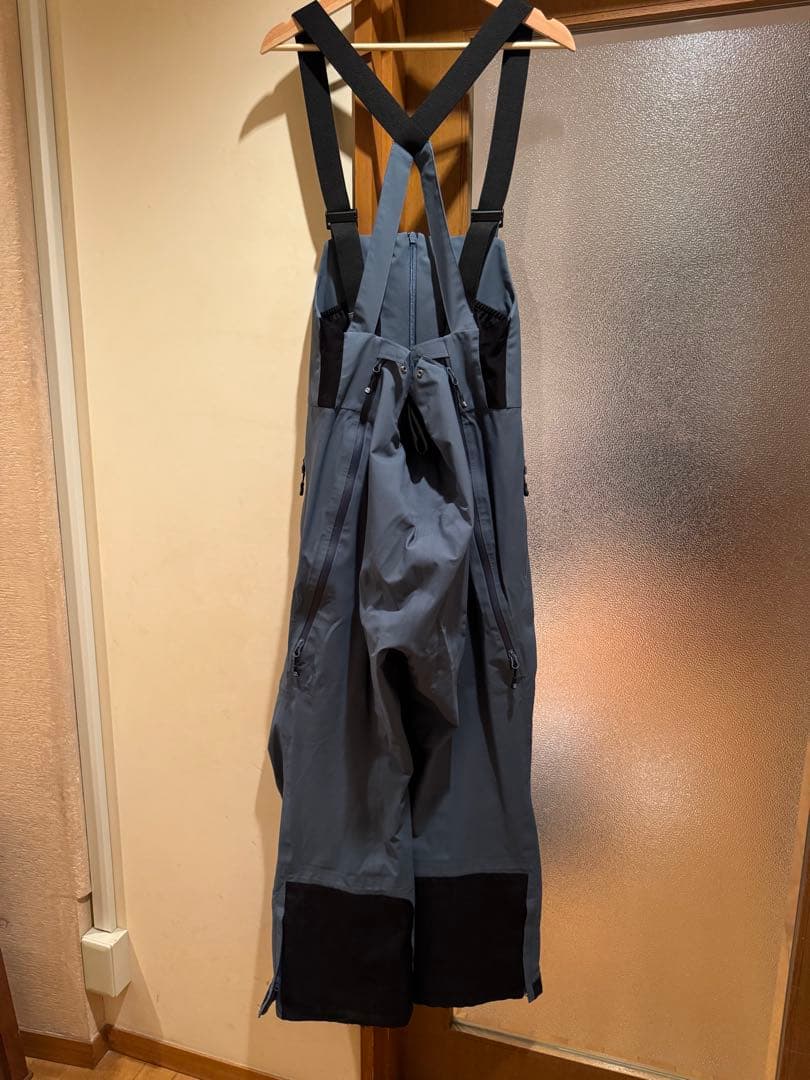 unfudge アンファッジ　GENTLE BIB PANTS ブルーグレー