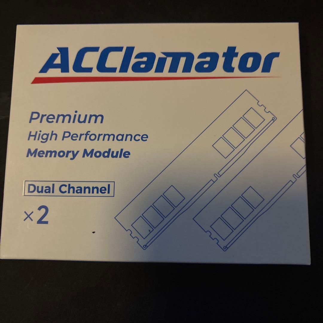 『ACClamator』DDR4 32GB(16×2枚) 3200MHz メモリ