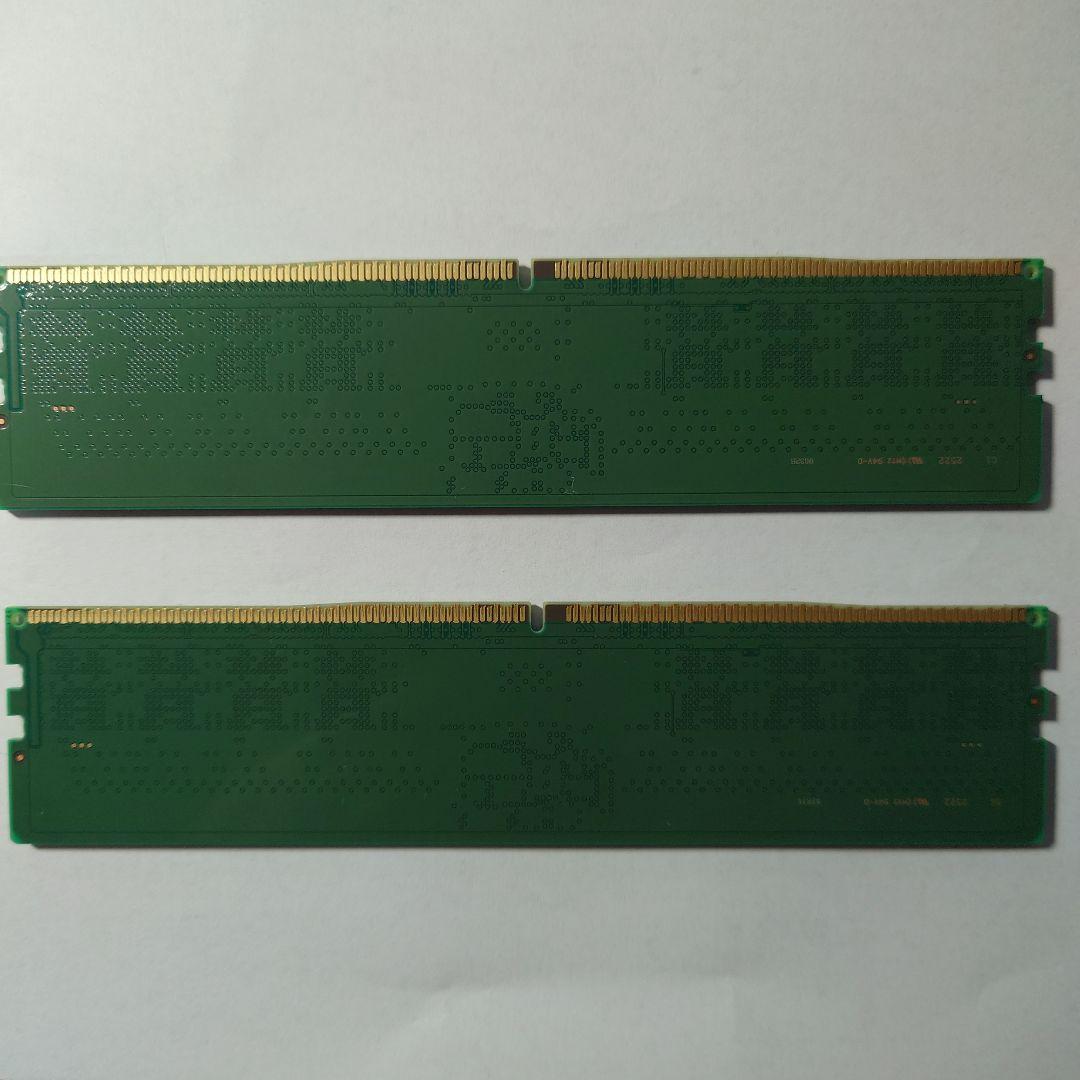 コ*デ様 Samsungデスクトップ用 32GB(16GB✕2)メモリ DDR5