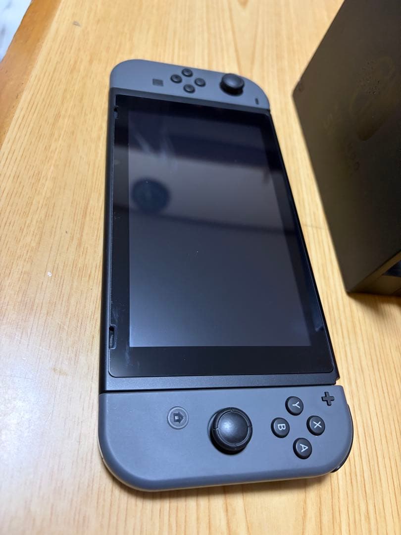 【美品】Nintendo Switch グレー 本体　SDカード128GB付き