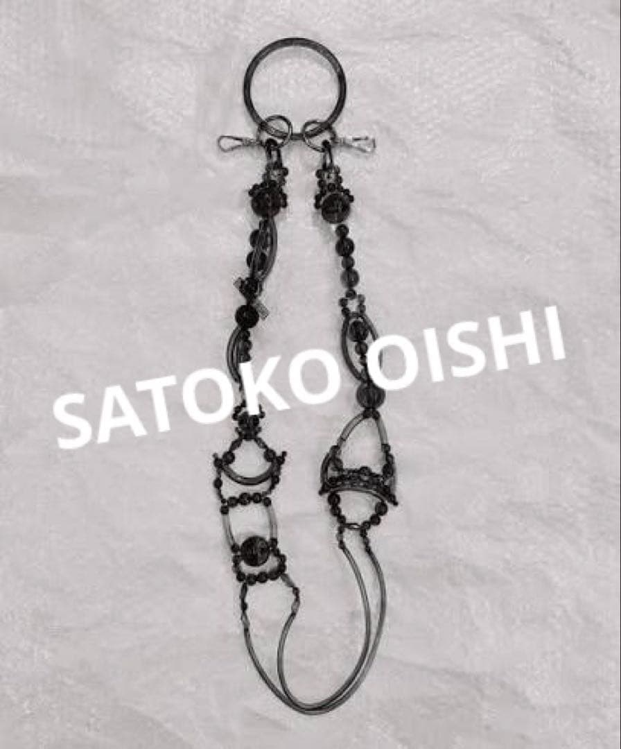 スマホアクセサリー satokooishi / strap (clear black)