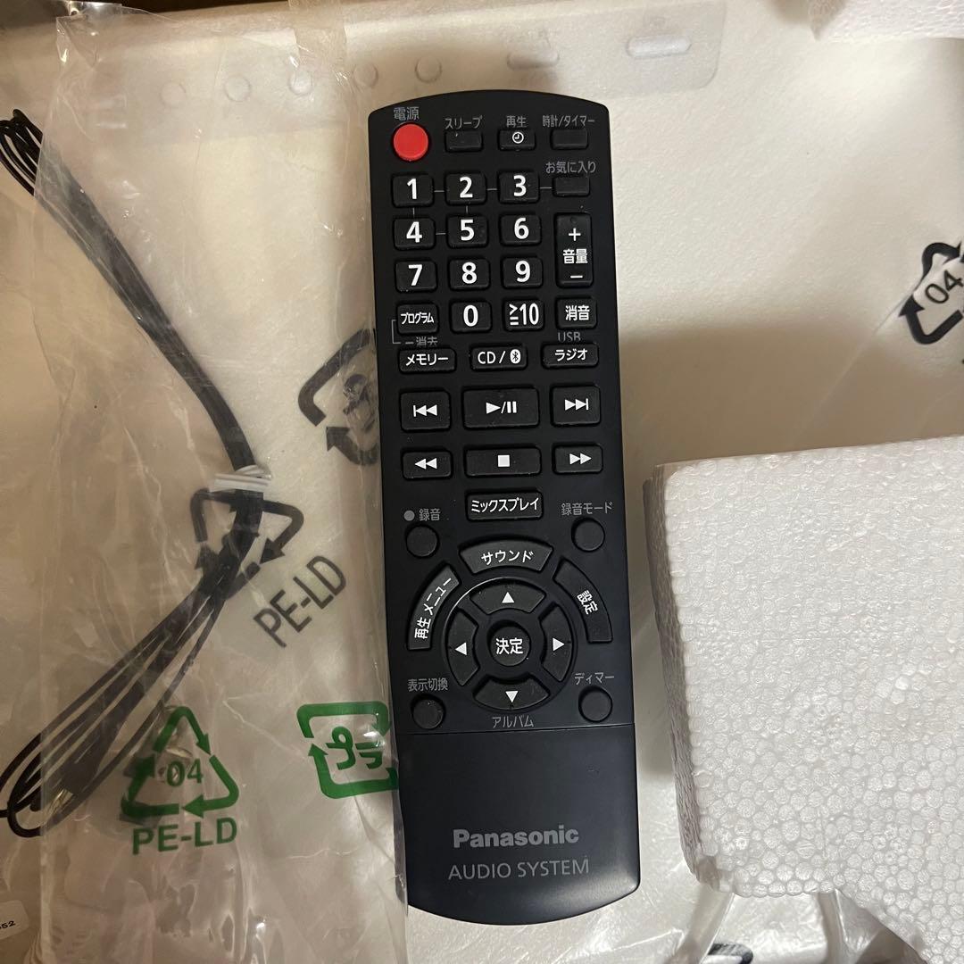 展示 未使用品 パナソニック USB ミニコンポ SC-RS60-W