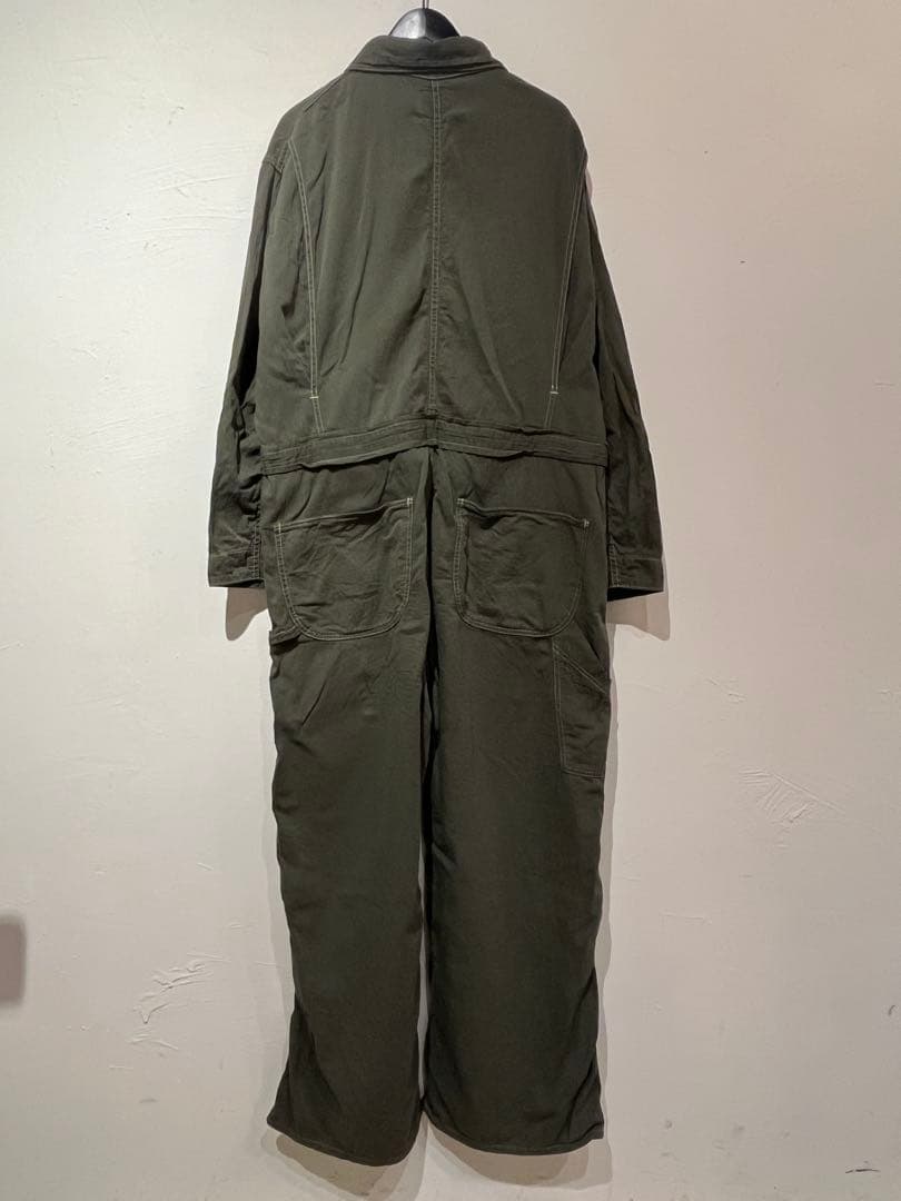 OLD CROW オールド クロウ OLIVE オールインワン ツナギ XL
