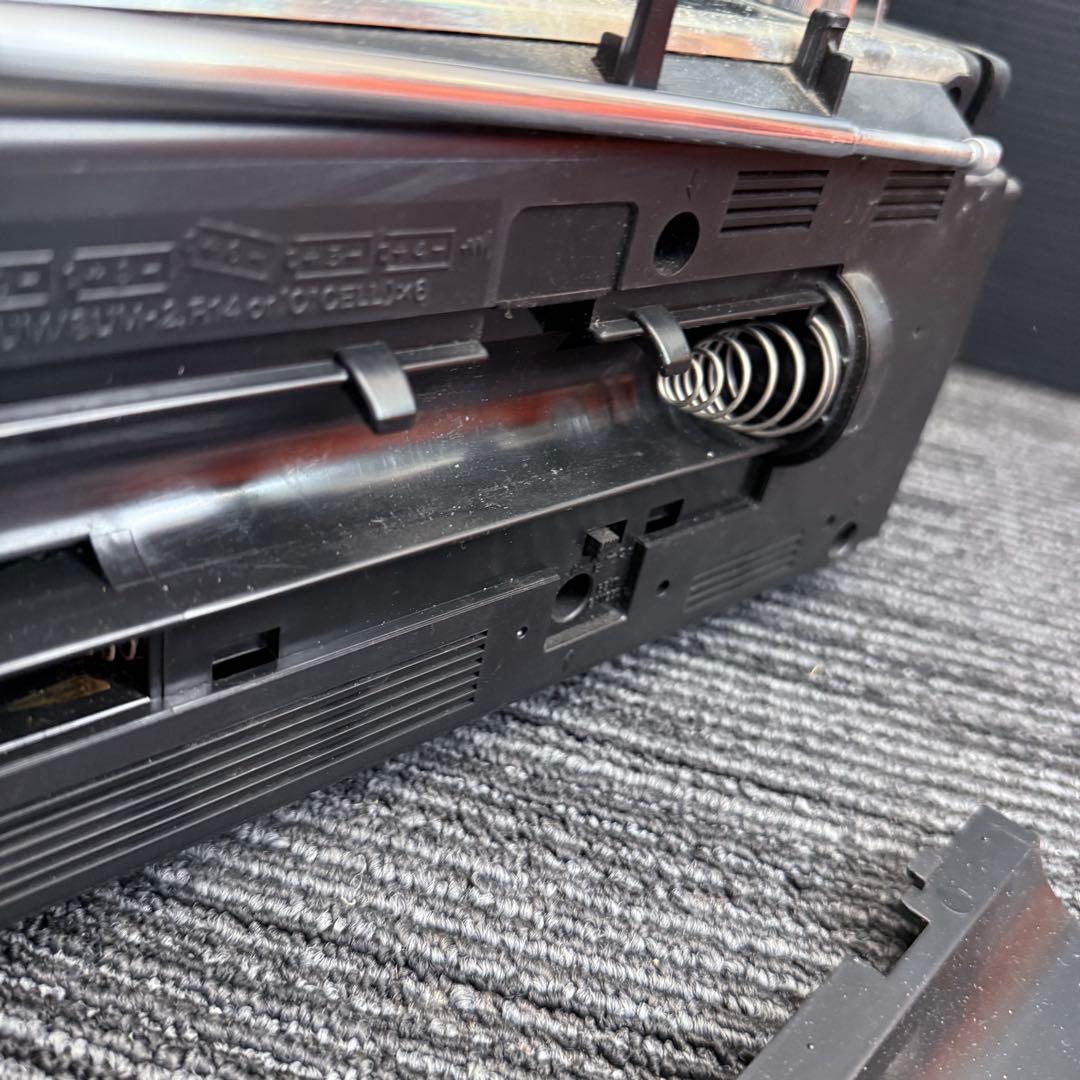 当時物｜SHARP シャープ ステレオダブルカセット QT-Y18-BK レトロ