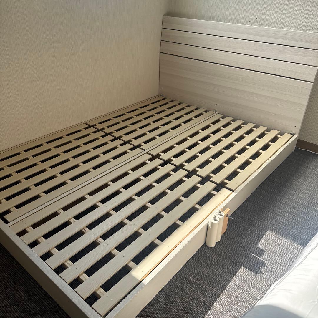 ニトリ ダブルベッドフレーム(EB-001 WW LEG/LOW)