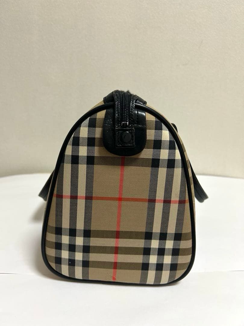 Burberry バーバリー チェック柄 ボストンバッグ