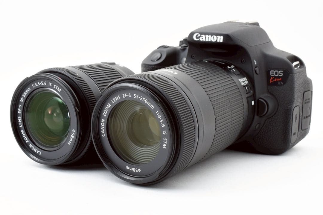 【Canon】EOS Kiss x7i + 18-55mm + 55-250mm