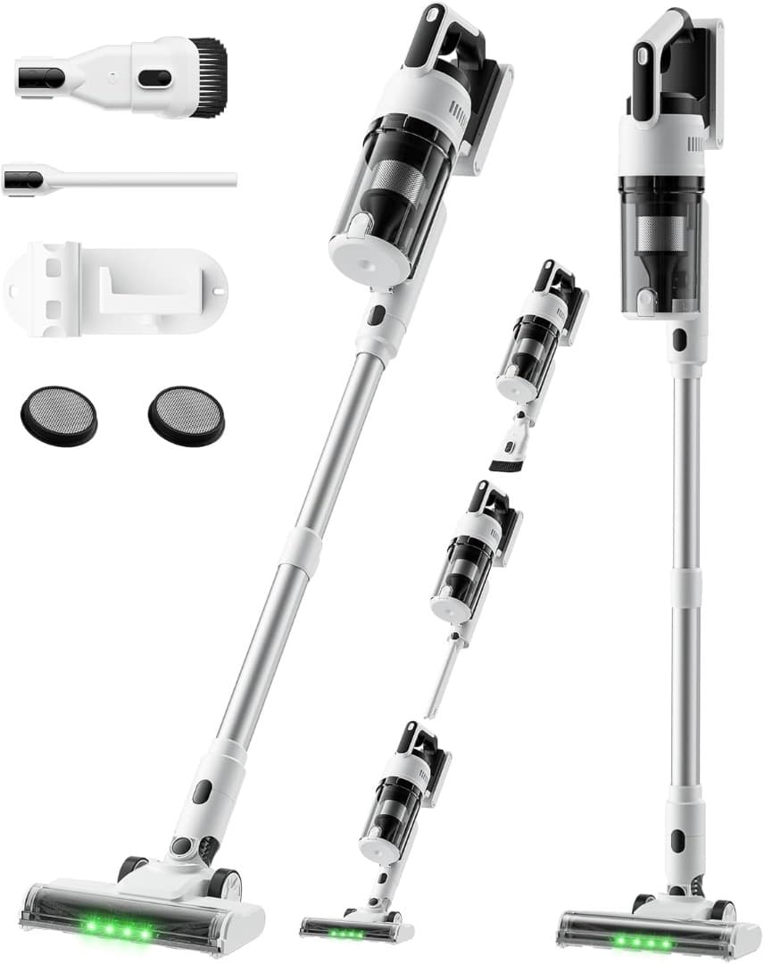 ✨早い者勝ち✨掃除機 コードレス【75kPa強力吸引・55分連続稼働】自立式軽量