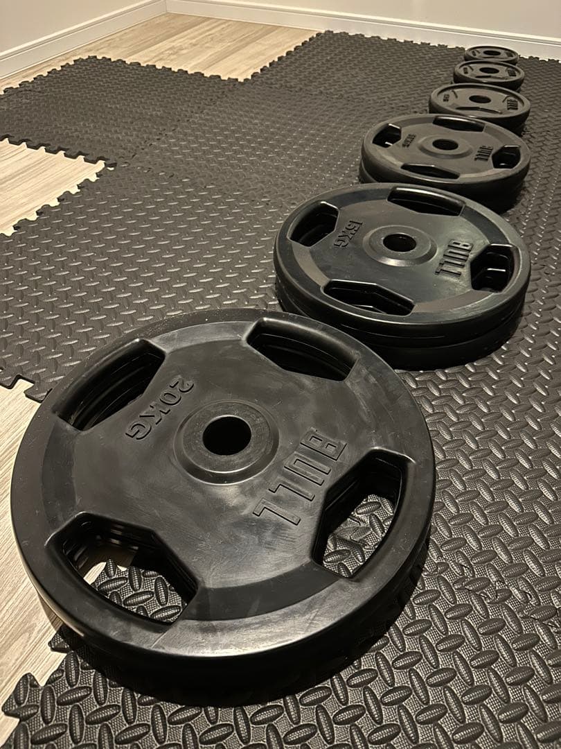 BULL製 ラバープレート 合計107.5キロセット