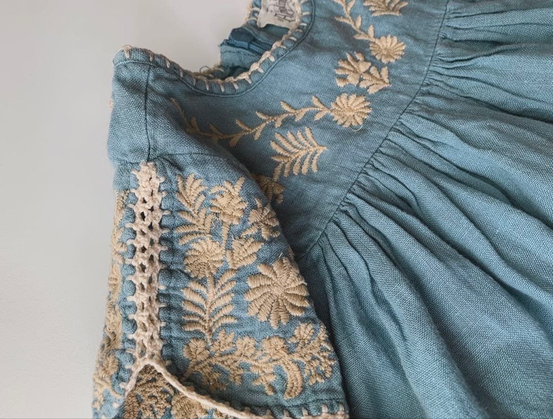 ワンピース Apolina Stevie Dress pool 2-3y