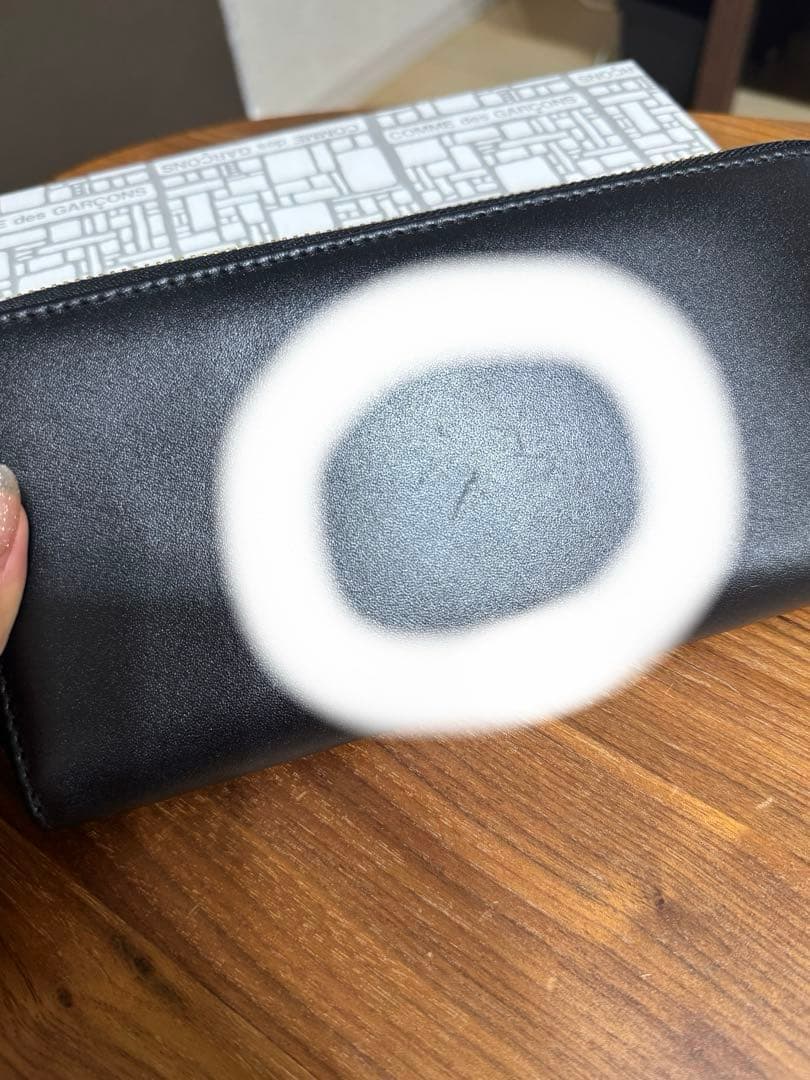 COMME des GARÇONS ブラック長財布 箱付き