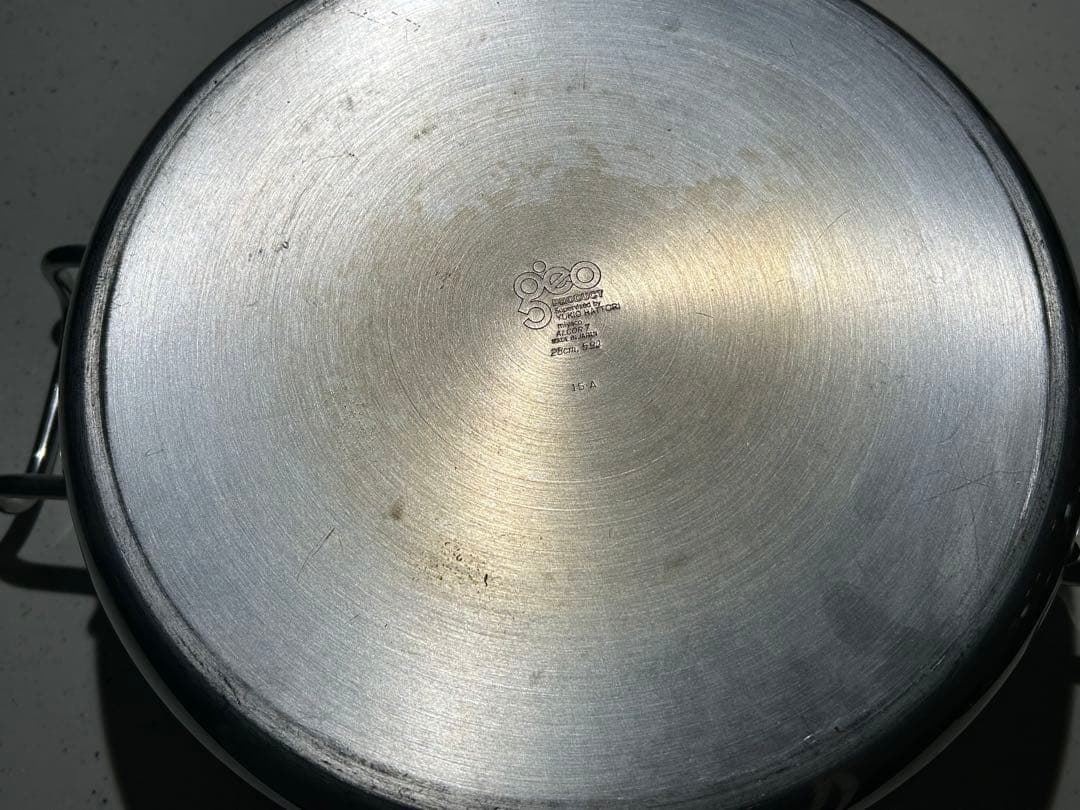 ジオプロダクト　浅型両手鍋　28cm