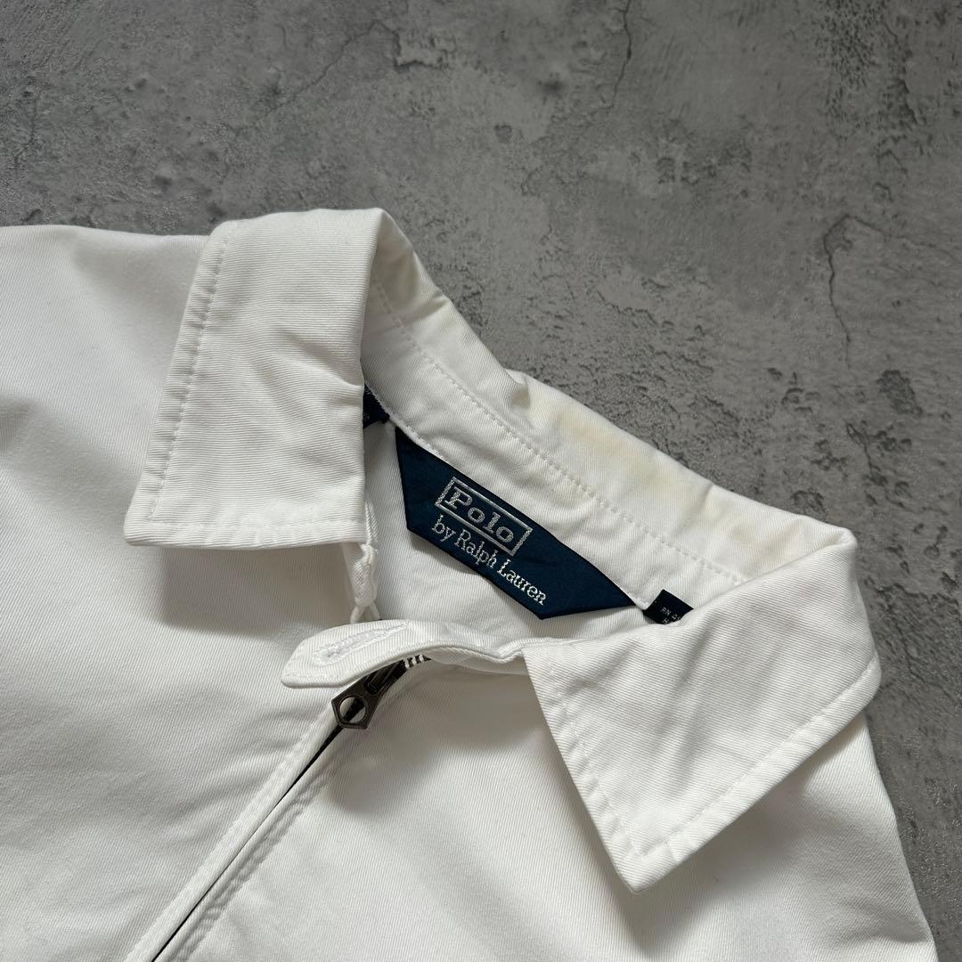 90s ポロバイラルフローレン（L）コットンスイングトップジャケット＊ポニーロゴ