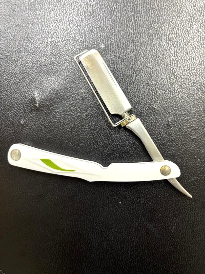 美品　フローレーザー　西洋剃刀　理容　シェービング　barber 剃刀　顔剃り