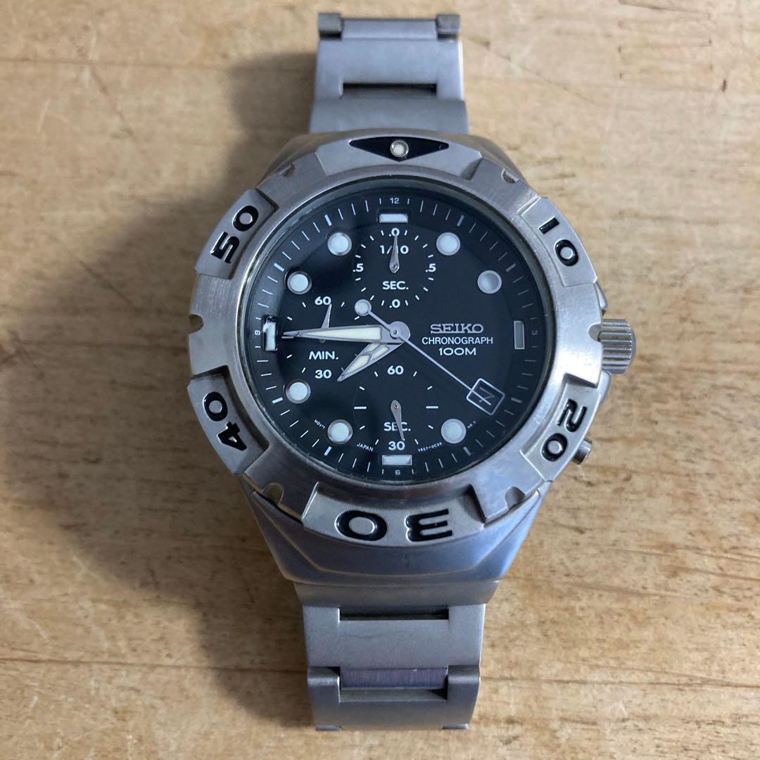 SEIKO セイコー クロノグラフ V657-0B70 腕時計