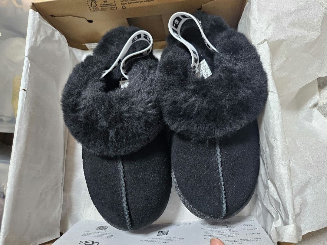 1度着用☆正規品UGGファンケット24㎝