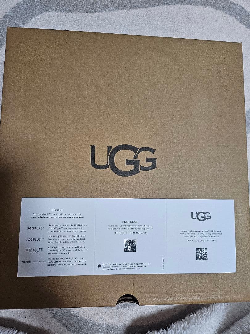 1度着用☆正規品UGGファンケット24㎝