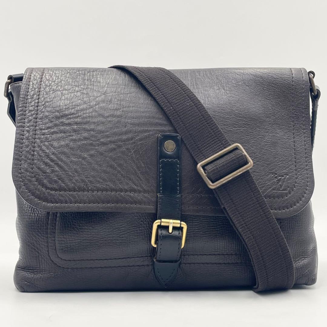 【美品】ルイヴィトン ユタ オハマ ショルダーバッグ メッセンジャー レザー