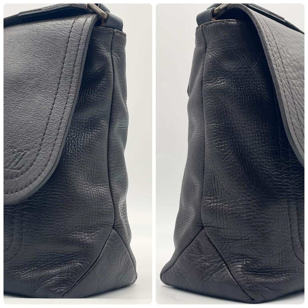 【美品】ルイヴィトン ユタ オハマ ショルダーバッグ メッセンジャー レザー