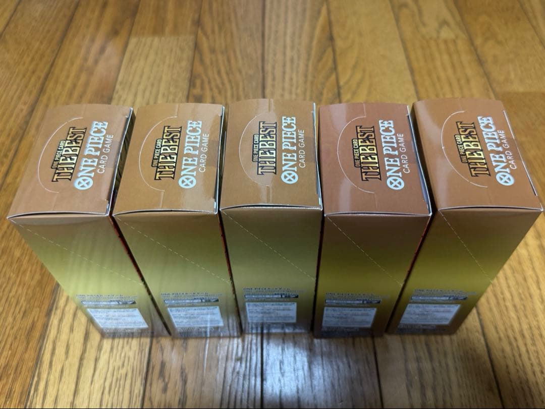 新品未開封　ワンピースカード　THE BEST 5BOX