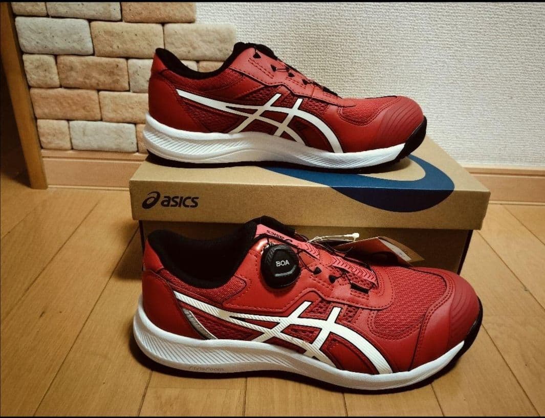 アシックス/asics/CP-219/25.5/BOA/Red安全靴