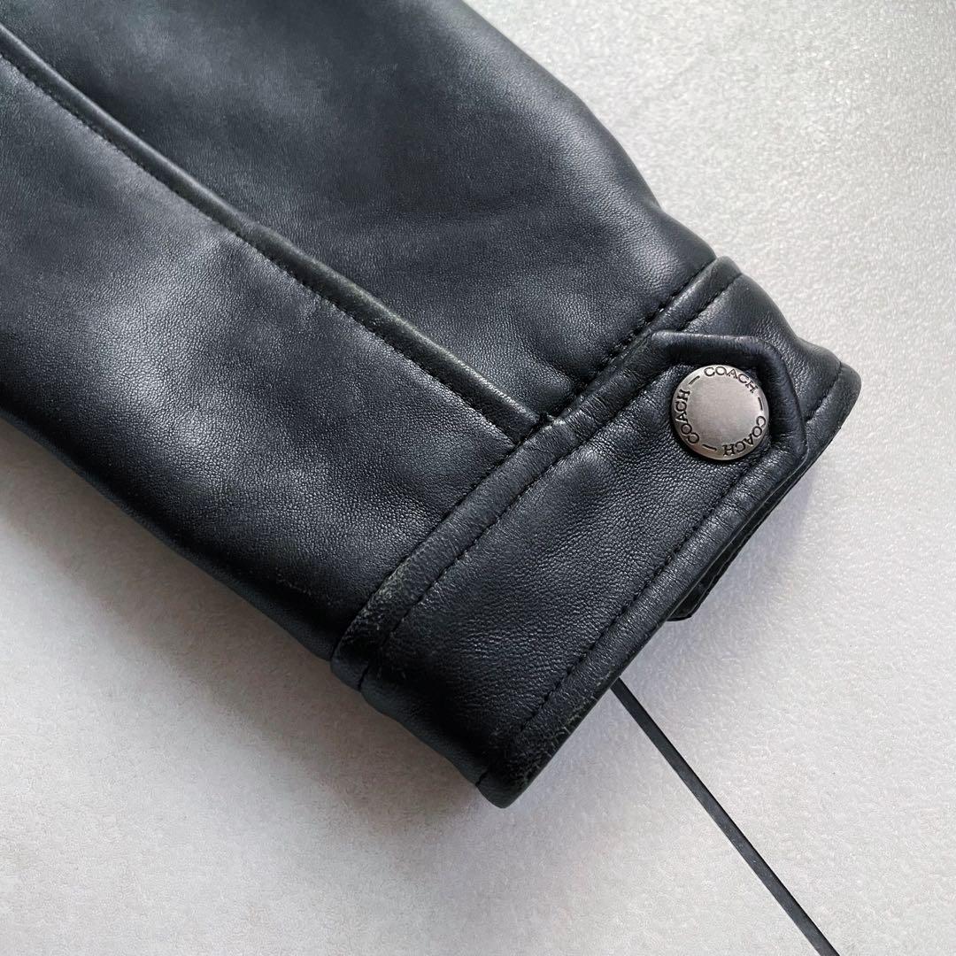 【COACH】ビンテージ ジップアップ レザージャケット