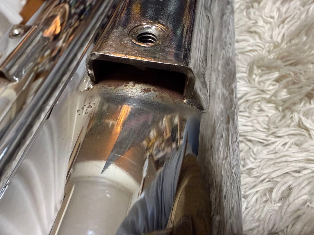 ハーレー　クロームワークス　3インチ　スラッシュカット　マフラー