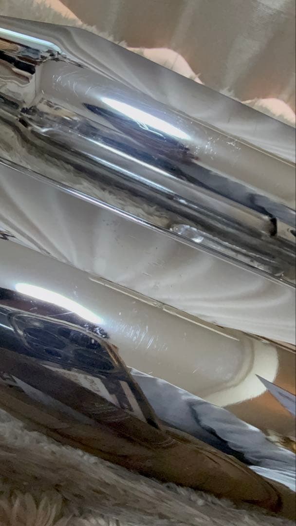 ハーレー　クロームワークス　3インチ　スラッシュカット　マフラー