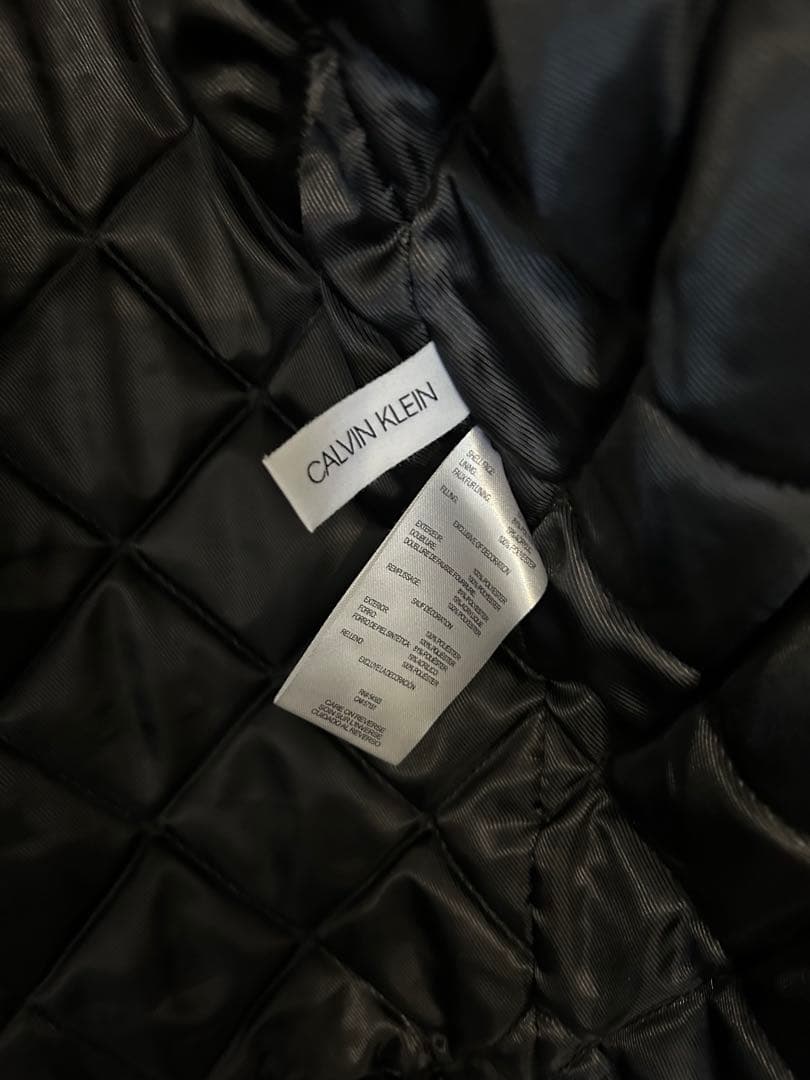   ボアレザージャケットカルバンクラインムートンジャケット