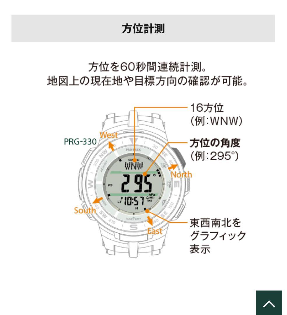 時計 PRO TREK RPG 330-4JF