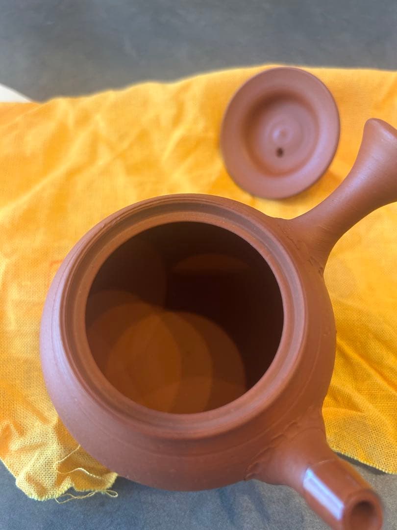 常滑焼　山田常山　絵夢　急須