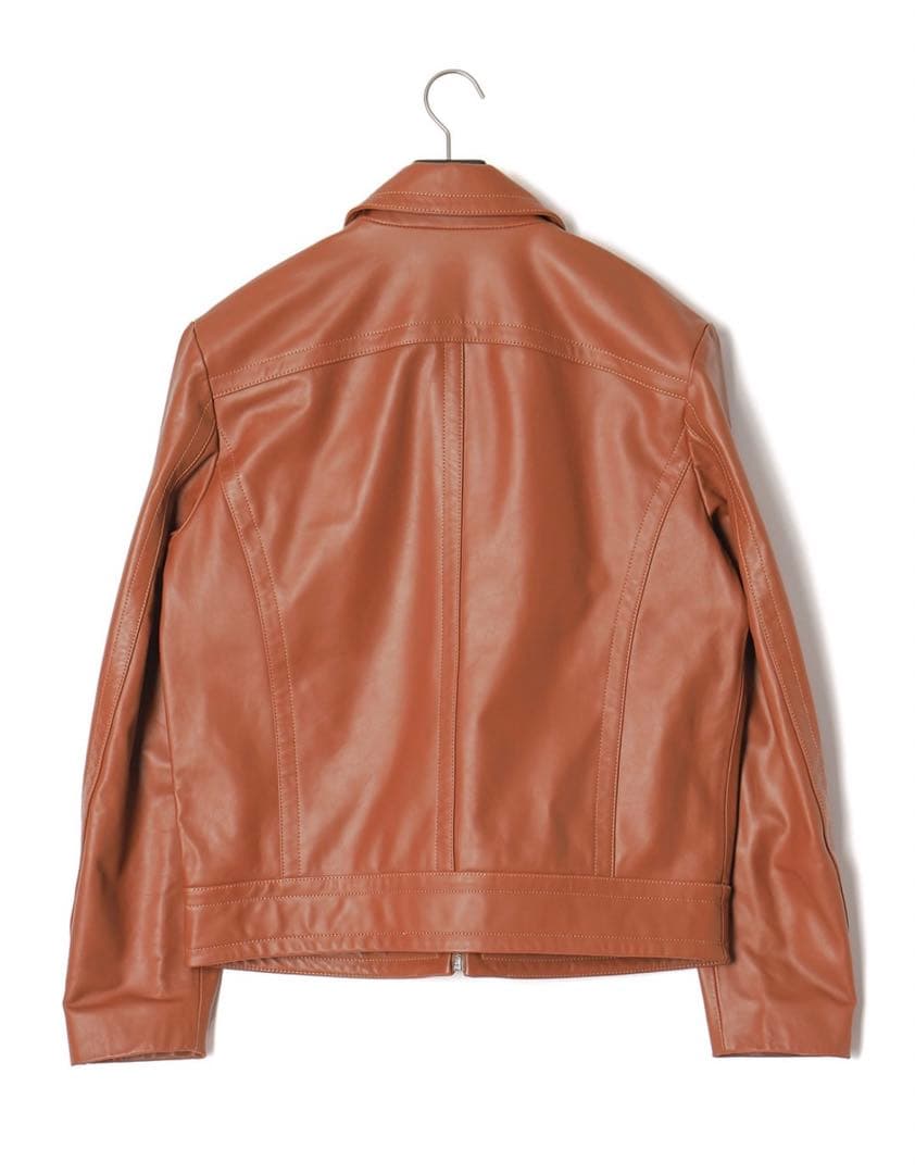 DIESEL ブラウン レザージャケット シングルライダースジャケット本革